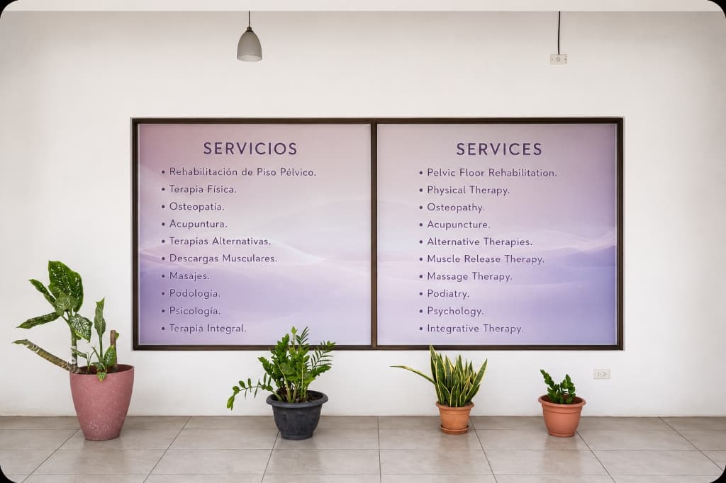 Servicios de la Clínica Sámara Fisiowellness